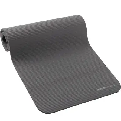 КОВРИК ДЛЯ ПИЛАТЕСА 500 КОМФОРТНЫЙ, РАЗМЕР М, 15 ММ, СЕРЫЙ DOMYOS. Decathlon
