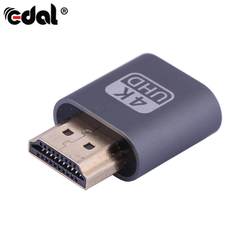 VGA адаптер виртуального дисплея HDMI DDC EDID манекен штекер Безголовый призрак эмулятор отображения блокировочная пластина 1920x1080 HDMI адаптер A09