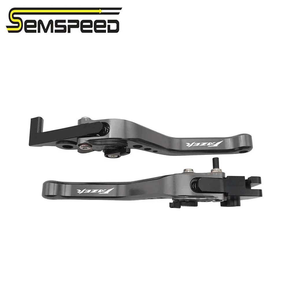 SEMSPEED Мотоцикл с ЧПУ Короткие сцепные рычаги ручки для Yamaha FZ6 FAZER 2004 2010 FZ1 2006 2015