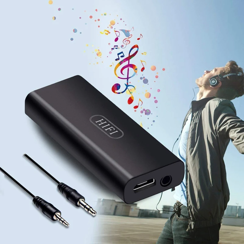 HiFi Headphone Amplifier Portable Stereo Headphone AMP Rechargeable o Amplifier 3 5mm
