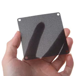5PCS PVC Fan Dust Filter PC Dustproof Case Cuttable Computer 80mm Mesh Black