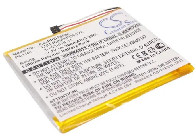 Cameron sino 900 мАч батарея для SONY PRS-350 PRS-350SC PRS-650 PRS-650BC PRS-650RC 1-853-016-11 LIS1459MHPC9SY6