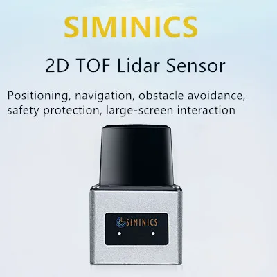 Паво Тоф 2D lidar SIMINICS крытый и открытый 20 м Диапазон робот навигация Предотвращение препятствий и большое экранное взаимодействие