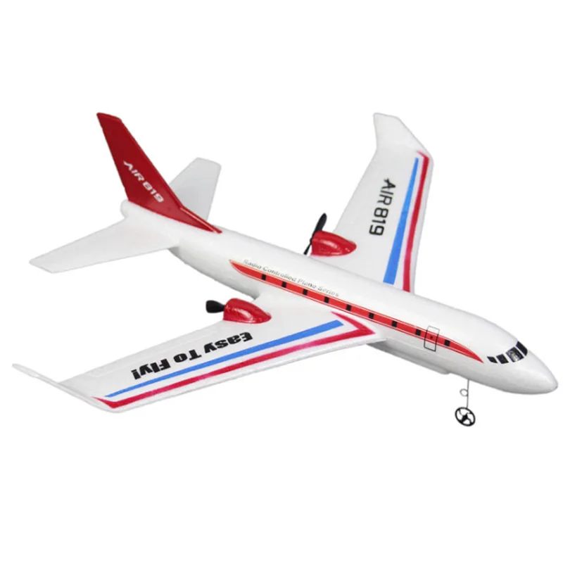 

FX-819 2.4G 2CH RC Drone 400mm Wingspan Lightweight EPP DIY RC Plane Gl1Der Airplane Airliner Passenger Aircraft TF Kids Toys