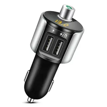 

C27A Car Wireless Bluetooth FM Transmitter LCD Display Dual USB Charging MP3 Player Radio Adapter