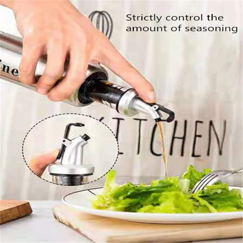 200/300ML Pro Cooking Seasoning Bottle Dispenser Sauce Bottle Kitchen Storage Bottles for Oil and Vinegar Olive bottle Container