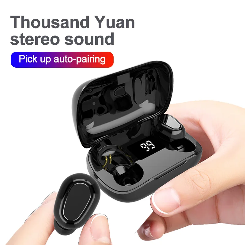 L21 Pro TWS Bluetooth-compatible 5.0 Wireless Stereo Earphones Earbuds In-ear Noise Reduct Waterproof Headphone Headse | Электроника