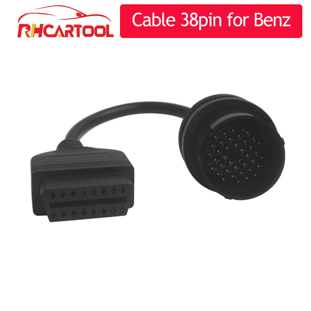 Удлинительный кабель MB 38 Pin к 16 OBD2 OBD II диагностический адаптер для Mercedes benz 38Pin
