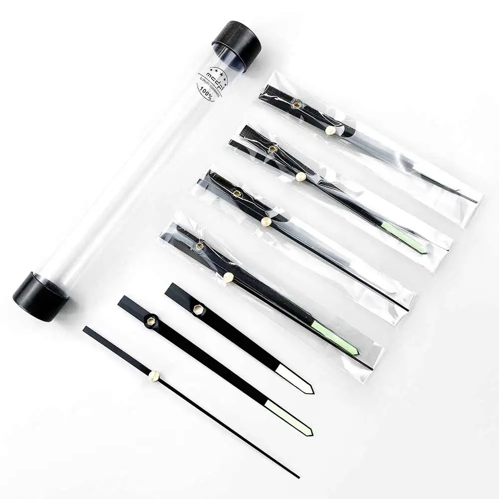 MCDFL Wall Clock Mechanism Movement Long Clock Hands for Watches Quartz Clockwork Clock Repair Parts Replacement Kit 5 Set/Lot