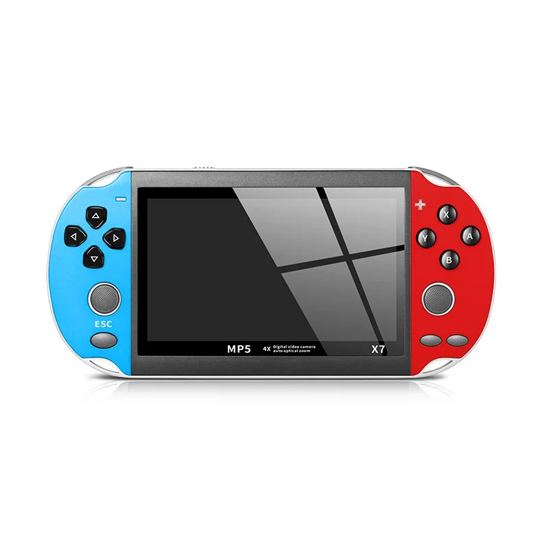 4.3 inch 8GB color 32/64/128 бит " 7" lcd X9 plus двойной рокер 16G Портативная Ретро игровая консоль видео MP5 TF карта для GBA/NES 10000 игр - Цвет: 4.3 inch 8GB color