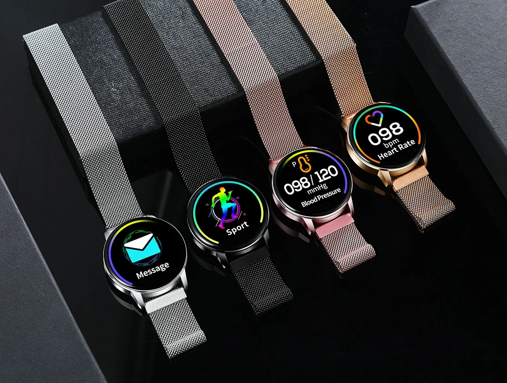 Смарт-часы женские водонепроницаемые reloj inteligente умные часы женские Смарт-часы с измерением давления фитнес-браслет