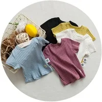 Mini Babe City универсальные детские брюки с карманами, однотонные хлопковые льняные детские шорты, летняя детская одежда Zhili