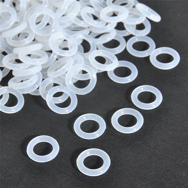 120pcs/bag Rubber O Ring Keyboard Switch Dampeners Keyboards Accessories For Keyboard Dampers Keycap O Ring Replace Part white