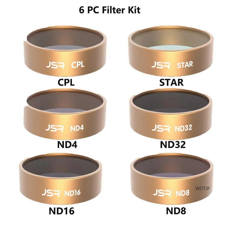 Фильтр для камеры дрона для Xiaomi Fimi X8 SE CPL UV Star ND 4 8 16 32 фильтры для Fimi X8 SE аксессуары для дрона - Цвет: 6 PC KIT