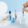 5ml 8ml Bottom Charge Perfume Refillable Bottle Liquid Spray Bottling Dispenser Press Head Portable Travel