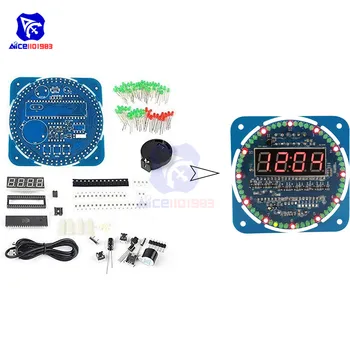 

diymore DS1302 Clock Module Rotating LED Electronic Board for Arduino 51 SCM Learning Board 5V