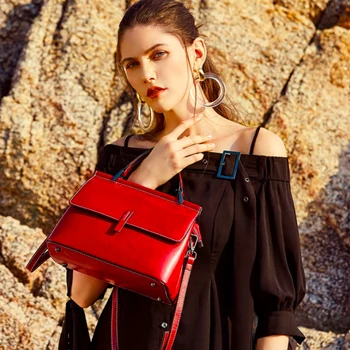 

Hot Sale Genuine Leather Laptop Women Bag Handbags Lady Shoulder Crossbody Messenger Bag Female Purse Large Capacity Tablet Bag