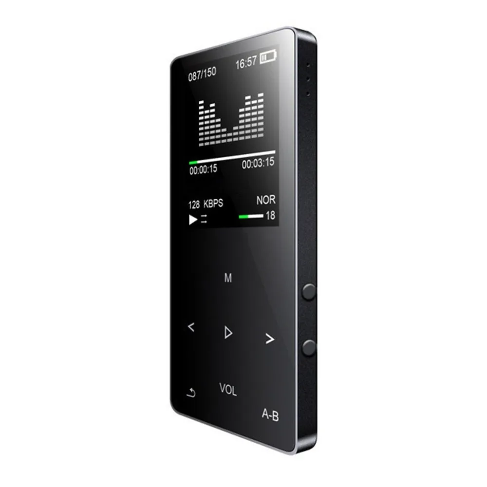 16 Гб беспроводной MP3-плеер HiFi бас музыкальный плеер APE FLAC fm-радио TF портативный MP3 музыкальный плеер Hi-Fi без потерь