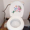 ZTTZDY 22.7*22.7CM Birds And Flowers Toilet Seat Stickers Classic Rooms Wall Decal Home Decoration T2-0230 ► Photo 3/6