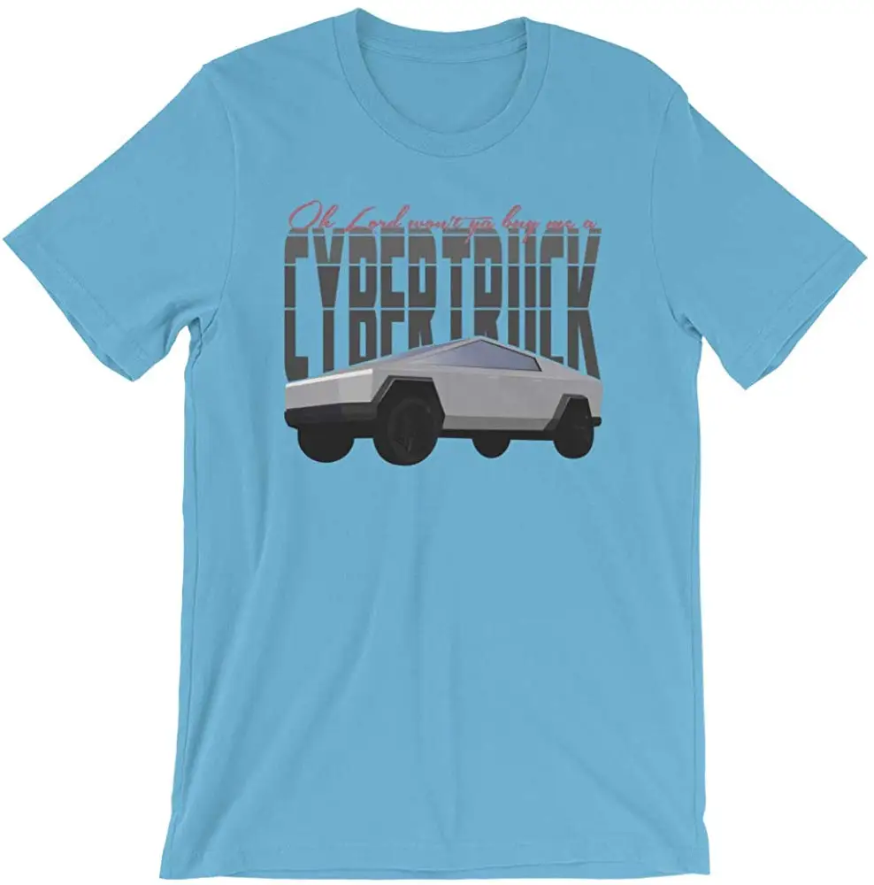 Cybertruck(Oh Lord't You Buy Me A.) Минималистичная футболка с рисунком
