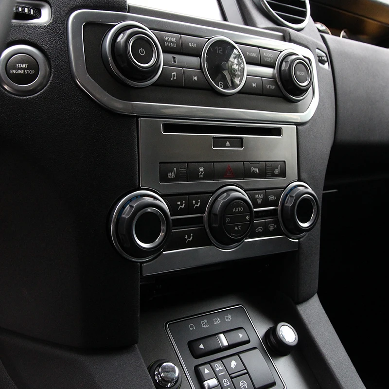 Для Land Rover Discovery 4 LR4 2012- аксессуары для стайлинга автомобилей АБС хромированная консоль панель управления отделка