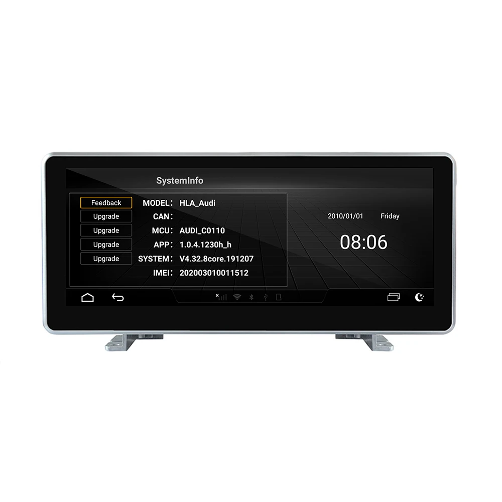 Android 10 Car Multimedia DVD Stereo Radio Player GPS Navigation Carplay Auto for Audi Q5(2018-today) 2din