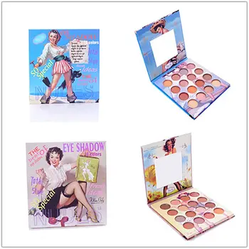

16 Colors Matte Eyeshadow Palette Retro Style Eyeshadow Makeup Accessory Beginners Recommend