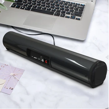 

10W Column Wireless Bluetooth Speaker 5.0 TV Soundbar Music Stereo Home Theater Portable Sound Bar TF USB For TV PC
