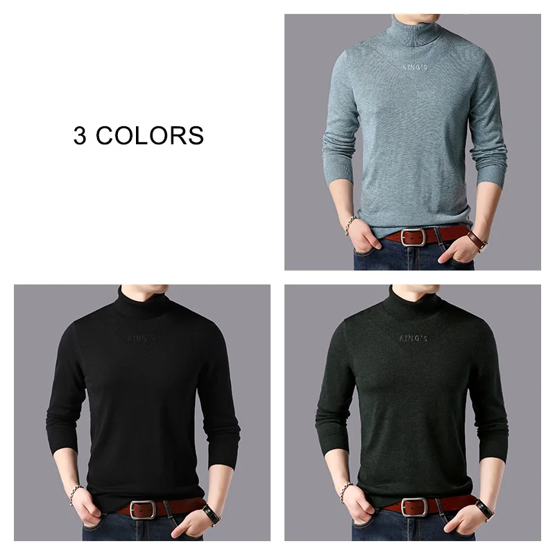 COODRONY Brand Thick Warm Turtleneck Sweaters Winter Sweater Men Cotton Pull Homme Pullover Men Clothes 2019 Jersey Hombre 91126 COODRONY Brand Thick Warm Turtleneck Sweaters Winter Sweater Men Cotton Pull Homme Pullover Men Clothes 2019 Jersey Hombre 91126