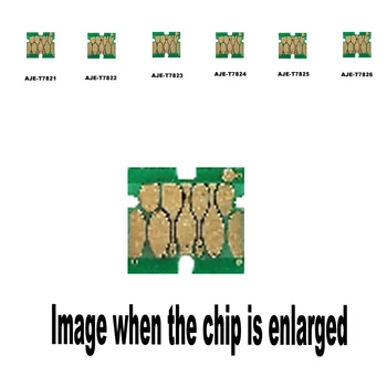 

6pack T7821-6 T741X for Epson Wide-format ink cartridge disposable chip SL-D700