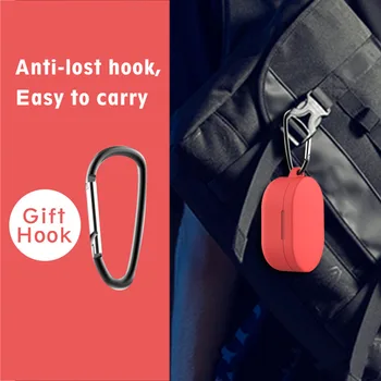 

Mini Colorful Protective case shockproof headphone box buletooth wireless headset bag for Redmi airpods sileicon cover