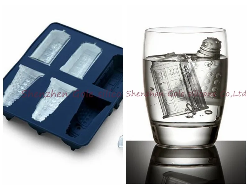 1 шт Doctor who Ice Cube Doctor who Tardis Ice Cube Companion силиконовая для кубиков льда лоток