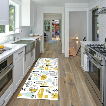 

Non-Slip Kitchen Carpet Floor Mat Door Rugs For Living Room Wrinkle-Resistant Home Kitchen Mat Carpet Kitchen Rug Door Mat Bath