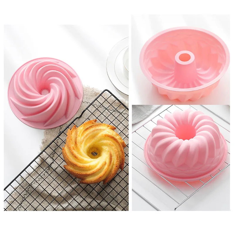 Pastry Tools Silicone Cupcake Baking Dish No-Stick Pan Cake Mold Round Large Muffin Pan Form Bakery Bakeware