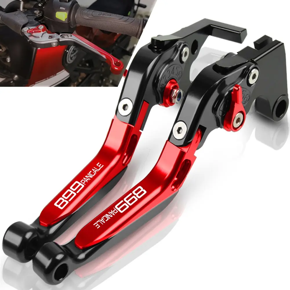 

Motorcycle Accessories CNC Adjustable Foldable Extendable Brake Clutch Levers Handle For DUCATI 899 Panigale 2014 2015