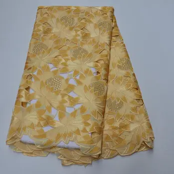 

HandCut Swiss Voile Lace In Switzerland 2020 High Quality African Lace Fabric 100% Cotton Lace For Women Cloths Sewing YW7189