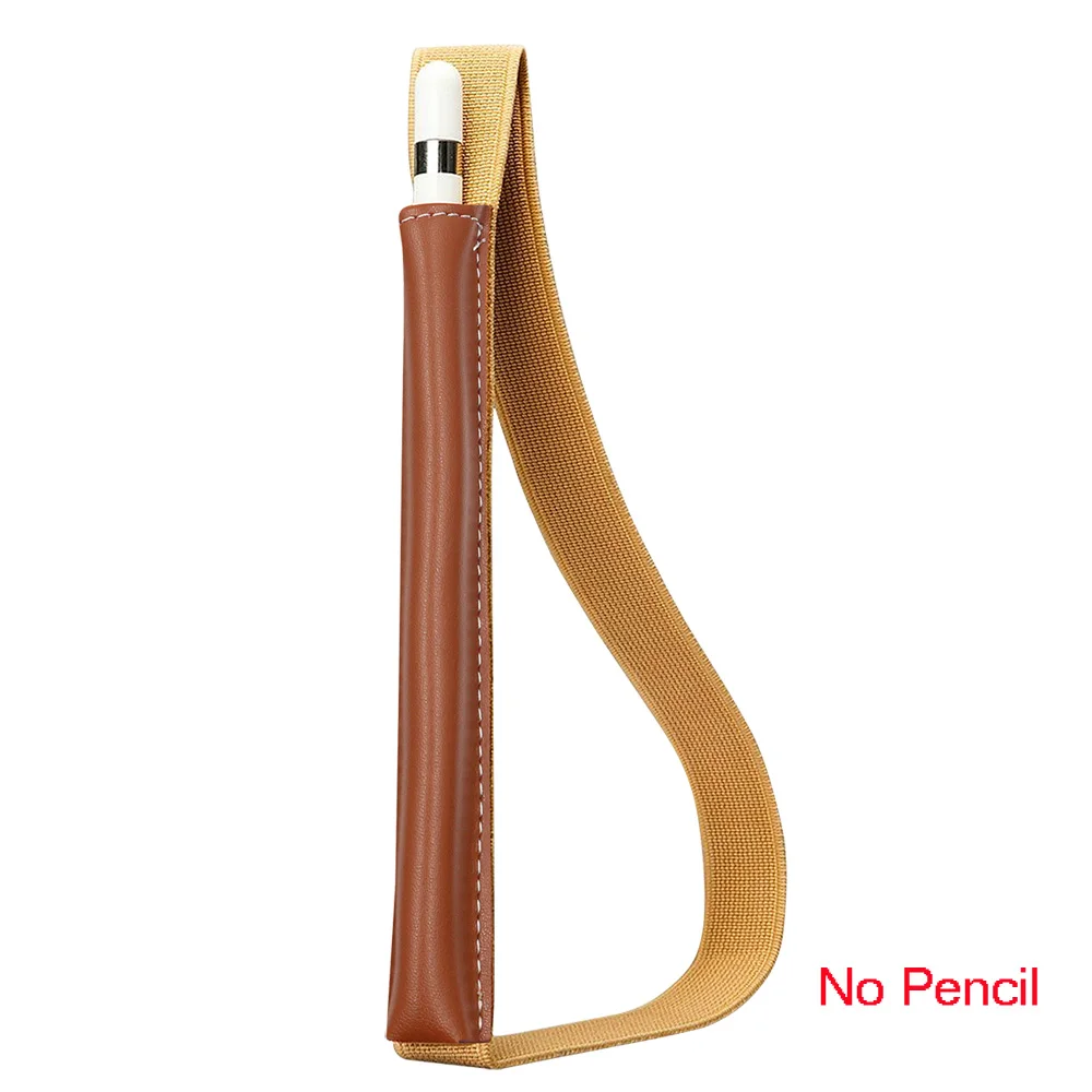 Кожаный чехол для Apple, держатель для карандашей и ручек, держатель для iPad Pro 11 10,5 9,7 12,9, планшет, ручка для сенсорного экрана, держатель для карандашей, чехол - Цвета: Brown