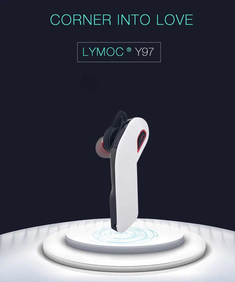 LYMOC Y97, новинка, Bluetooth, беспроводная гарнитура, V4.1, стерео, для автомобиля, бизнес, Handfree, наушники для телефона, CVC6.0, с шумоподавлением, для iPhone