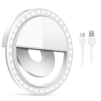 

Macro And Ring Flash Light For Mobile Phone Shooting Function Live Enhanced Light Macro Photography Lighting LED Ring Light
