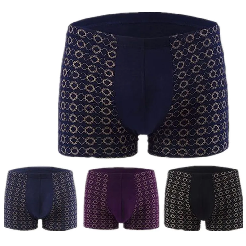 4pcs/lot Top Quality Boxers Modal Underwear Male Box Plus Big Size 4xl
