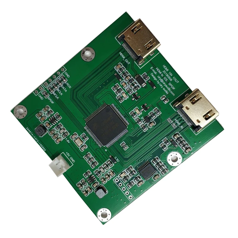 HDMI цифровое извлечение аудиосигнала разветвитель HDMI к I2S SPDIF один в и один выход 2S выход DC 5 В