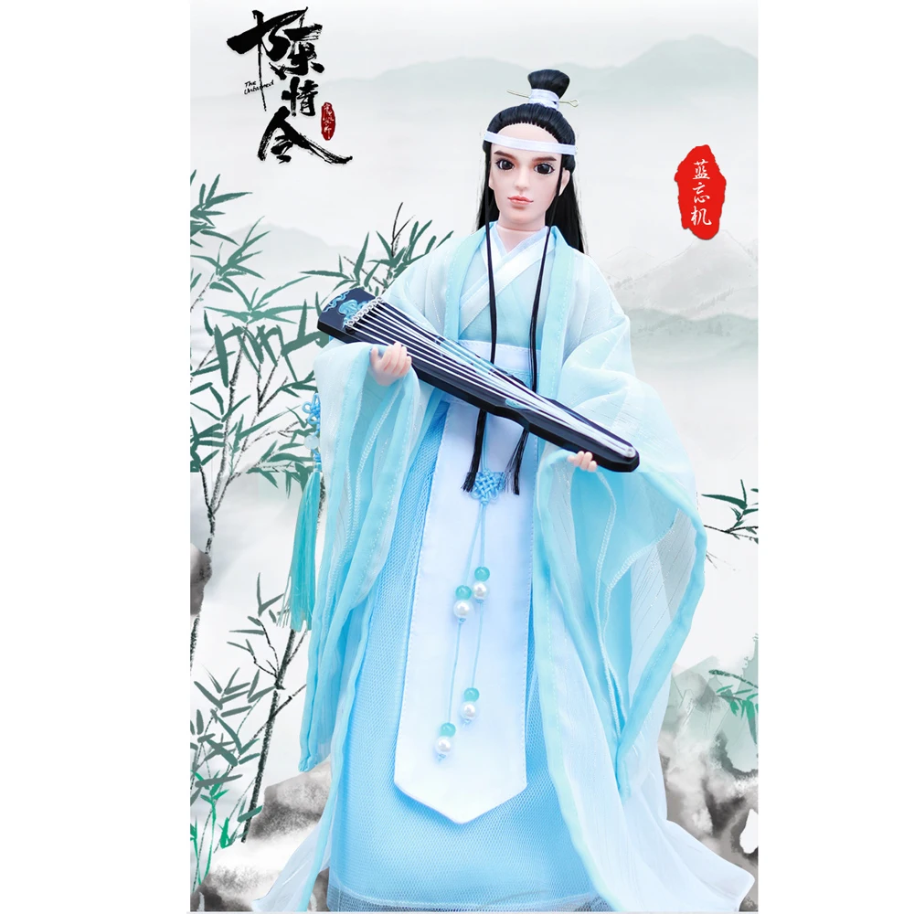 30 см куклы Untamed Lan WangJi/Wei WuXian Boy BJD 1/6 шарнирная кукла Мужская игрушка кукла детские игрушки для детей подарок на день рождения