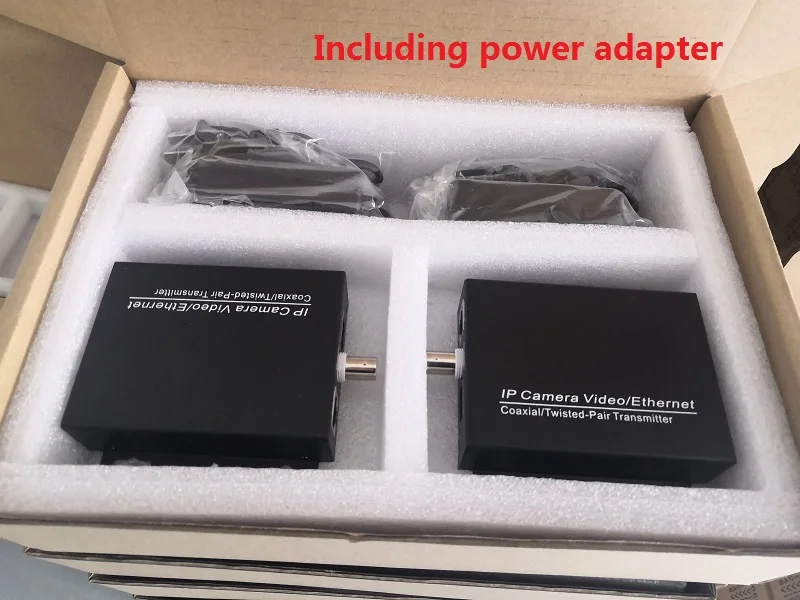 have power adapter IP по коаксиальный удлинитель EOC конвертер Ethernet по коаксиальной передачи 2 км - Цвет: have power adapter