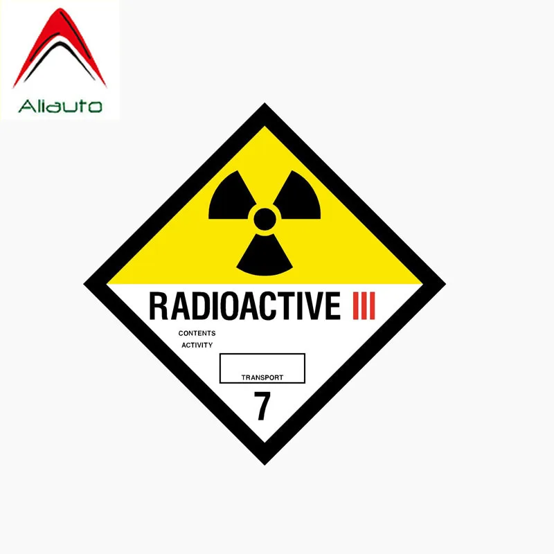 Aliauto Radioactive Car Sticker Reflective Personality Suitcase Decal Automobile Decoration Accessories PVC 10cm*10cm | Автомобили и
