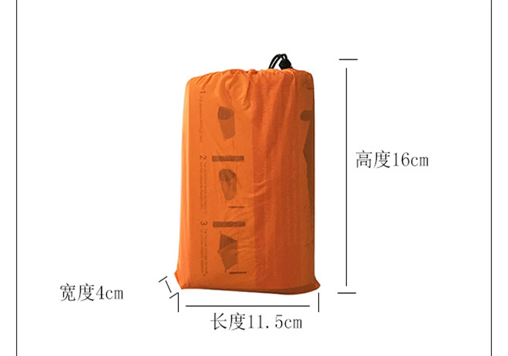 Outdoor Life Bivy Emergency Sleeping Bag Thermal Keep Warm Waterproof Mylar First Aid Emergency Blanke Camping Survival Gear