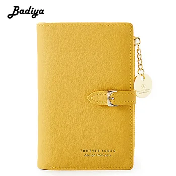 

Women Pendant Wallet Bifold Coin Purse PU Leather Belt Buckle Clutch Money Bags Credit Card Holders Girls Purse Elegant Wallets