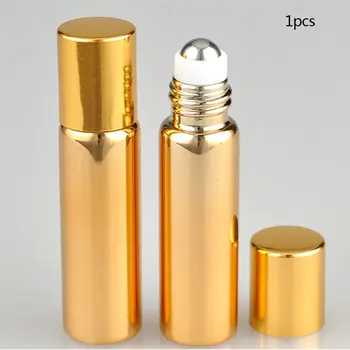 

1pcs 5ML 10ML Roll On Roller Bottle for Essential Oils Refillable Perfume Bottle Deodorant Containers with lid