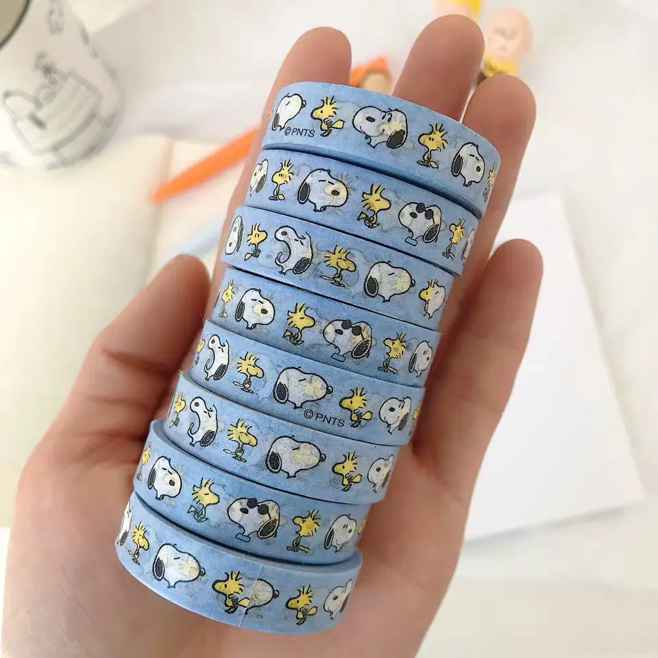 Ручная лента со Снупи и бумажной лентой школьная национальная креативная ручная