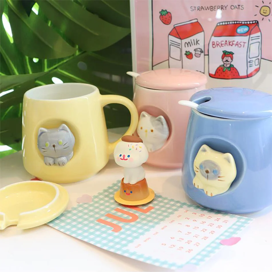 Kawaii Cat Paw Ceramic Coffee Cup - Limited Edition