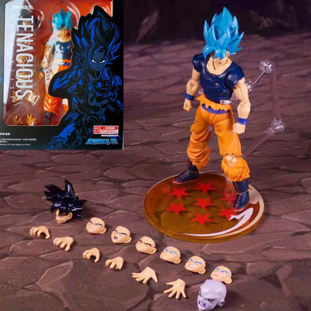 Фигурка из аниме Супер сайян Бог Гоку демониазал подходит для SHF Blue Fighter SSJ ПВХ